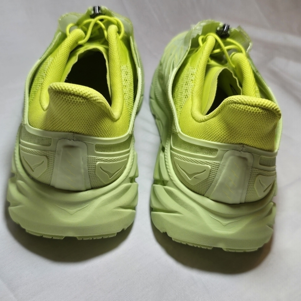 HOKA Project Clifton Butterfly Neon Yellow Evening Primrose Sneakers Running, 8 - Picture 7 of 14